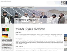 Tablet Screenshot of etc-power.de
